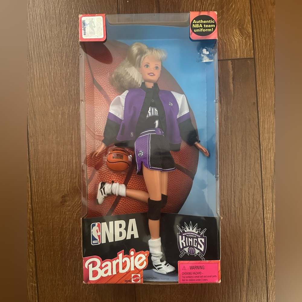 Barbie NBA Sacramento Kings Doll - Purple and Black
